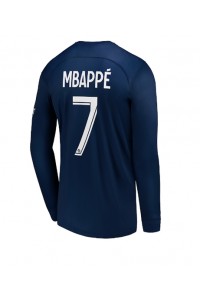 Fotbalové Dres Paris Saint-Germain Kylian Mbappe #7 Domácí Oblečení 2022-23 Dlouhý Rukáv